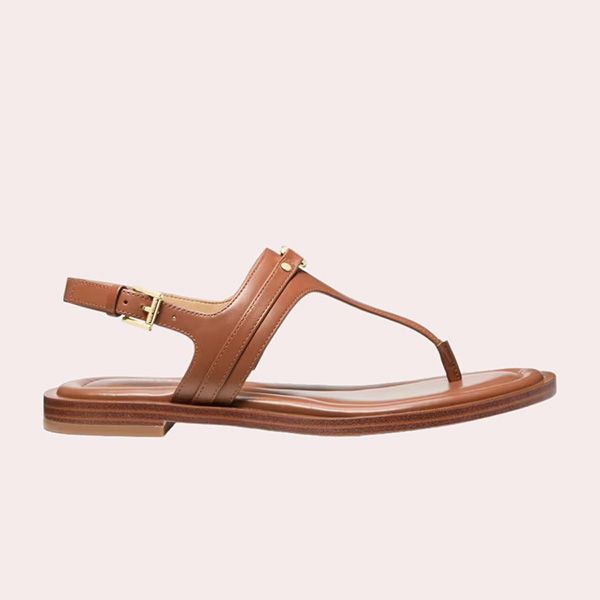 Sandalias Planas Mandy de Mujer Cuero Michael Michael Kors