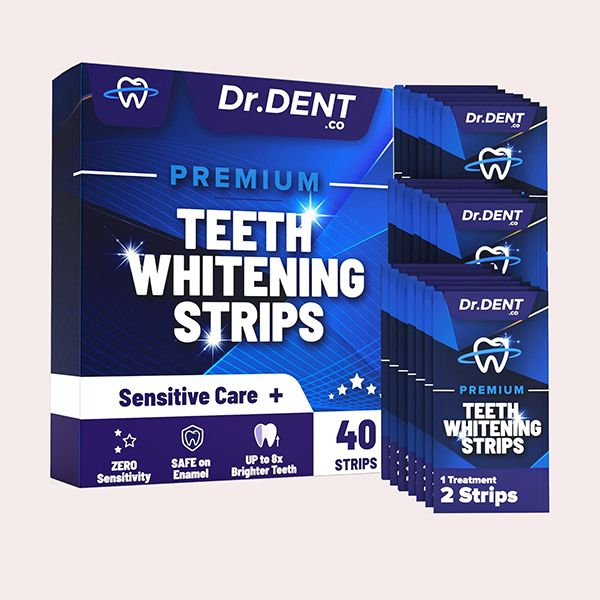 Tiras blanqueadoras de dientes DrDent Premium