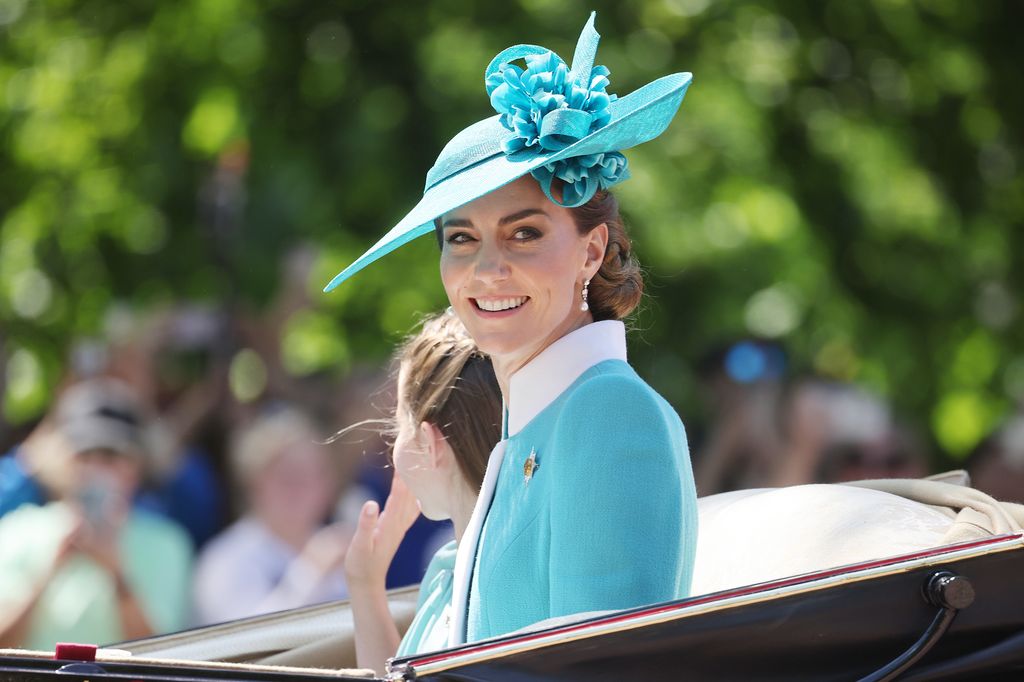 Kate Middleton y la princesa Charlotte en el Trooping The Colour 2025