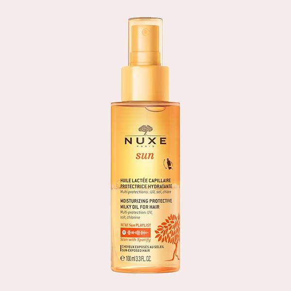 Nuxe Sun Huile Lactée Capillaire Protectrice Hydratante