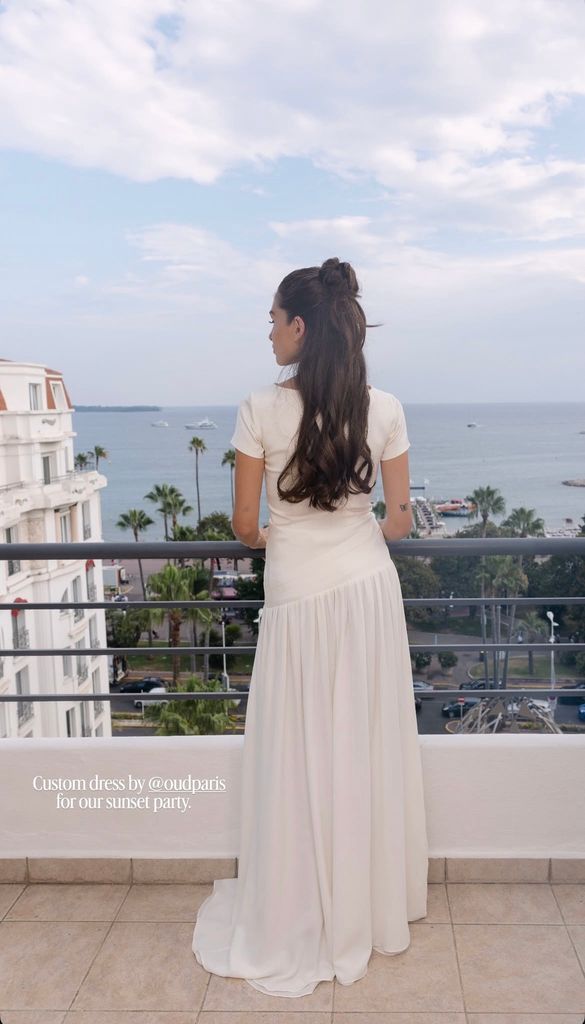 Thylane Blondeau en su boda en Cannes