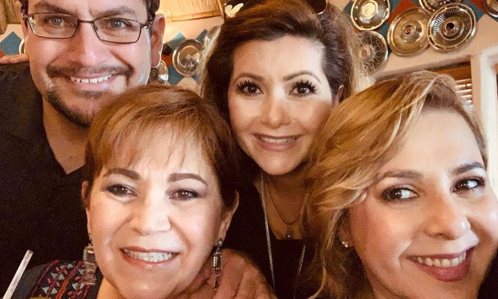 Ana María Canseco y su mamá