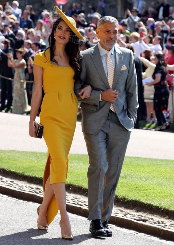 Los Clooney en la boda de los duques de Sussex