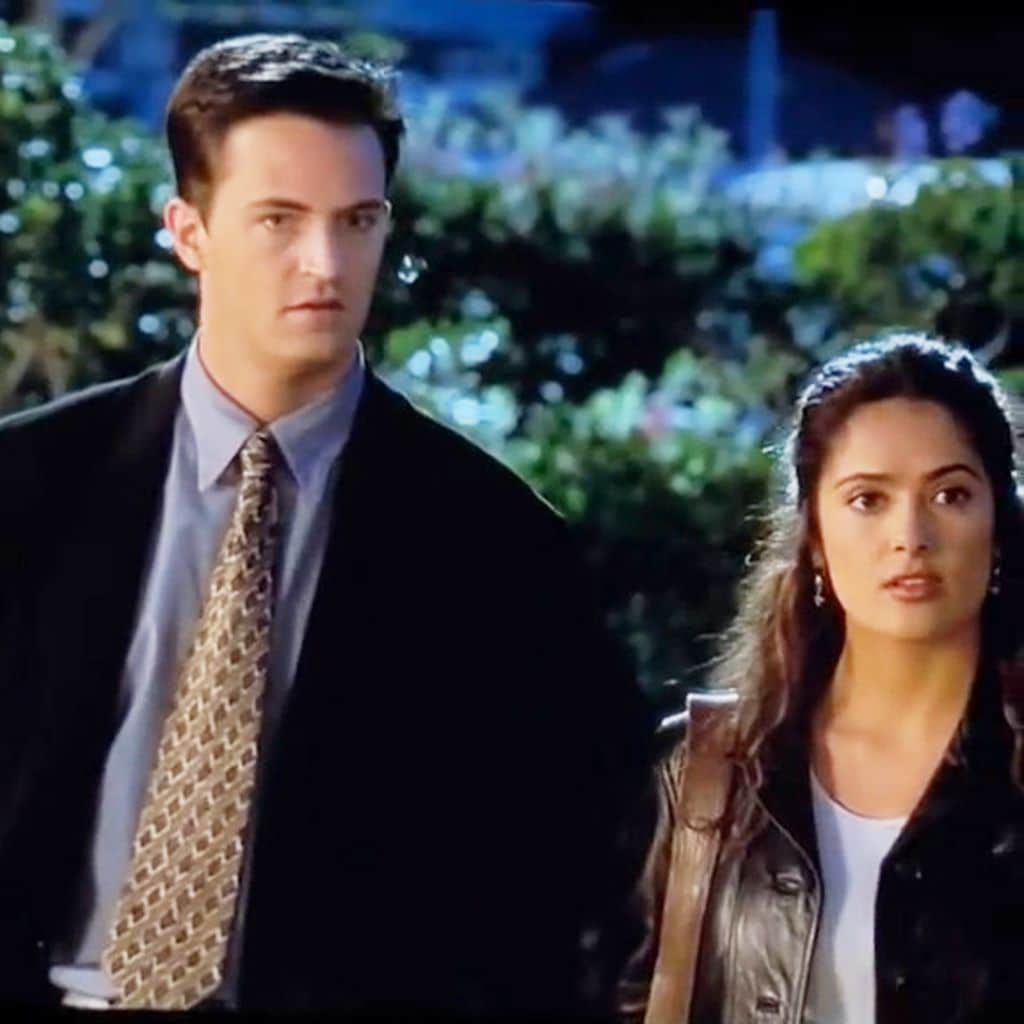 Salma Hayek y Matthew Perry en su película juntos