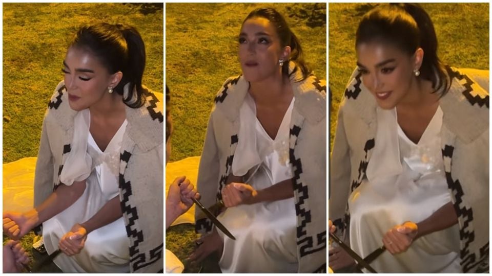 Ale Capetillo pidió con todo el corazón que no lloviera en el día de su soñada boda.