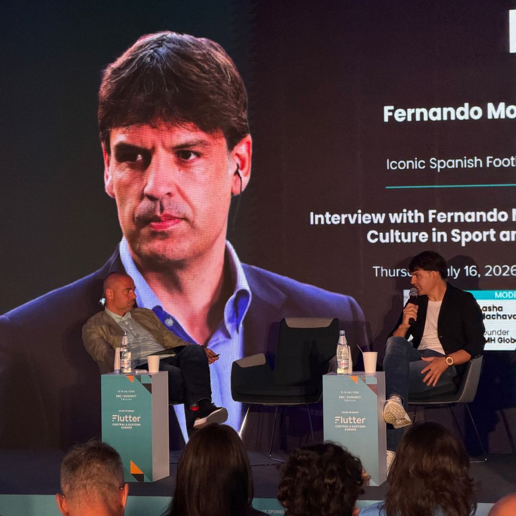 Fernando Morientes durante su participación en la SBC Summit Tbilisi 2026