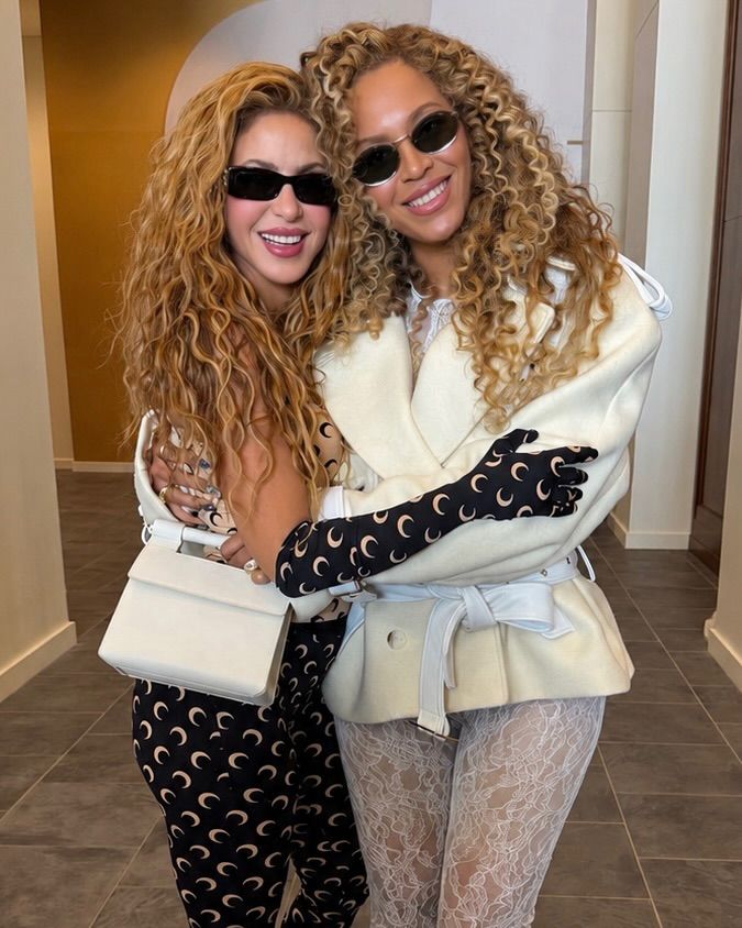 Shakira con Beyoncé.