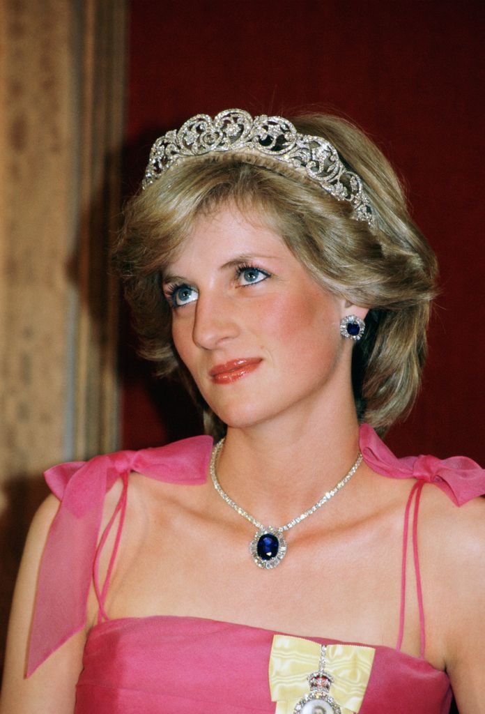 Diana de Gales junto a la histórica tiara Spencer