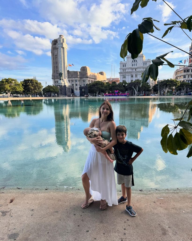 La actriz compagina su trabajo como madre de dos hijos con su regreso a la interpretación.