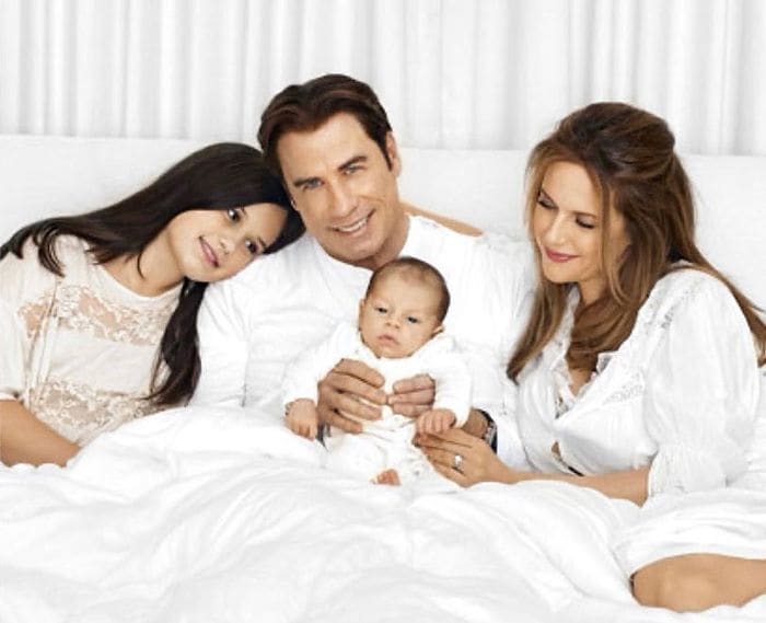 John Travolta y su familia