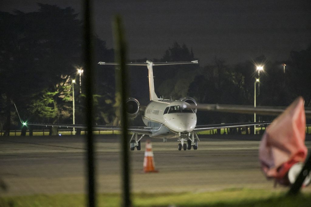 Rosalía y Loli llegaron a Buenos Aires en un vuelo procedente de Chile.