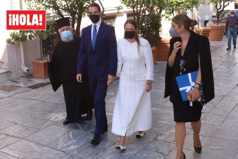 Philippos de Grecia y Nina Flohr