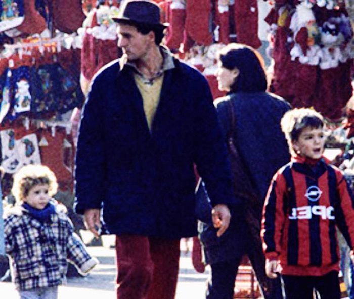 Alessandro Lequio y sus hijos
