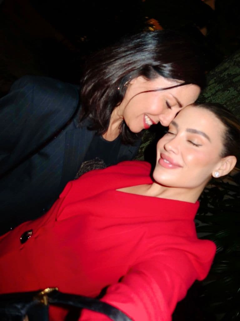 Stephanie Salas no podía faltar en las ceclebraciones de fin de año de su hija Michelle Salas