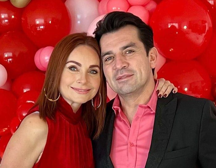 Jorge Salinas y su esposa 