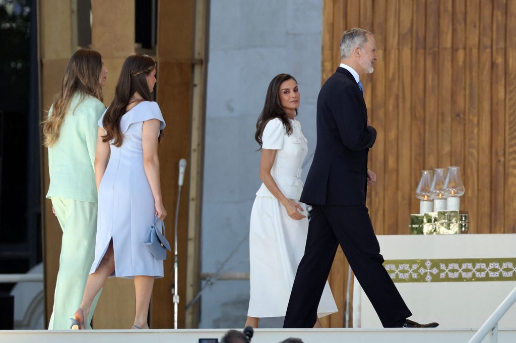 La Familia Real en la misa de Cibeles con el Papa