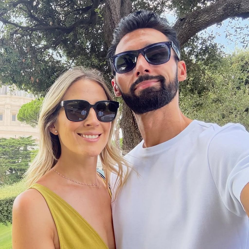 La pareja, en la foto que ha compartido ella para felicitar a su marido por su 43 cumpleaños