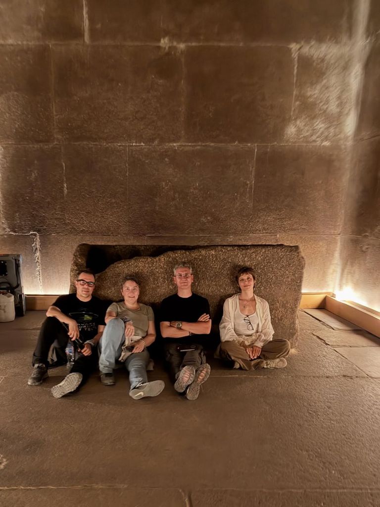 Michelle Jenner en su viaje a Egipto