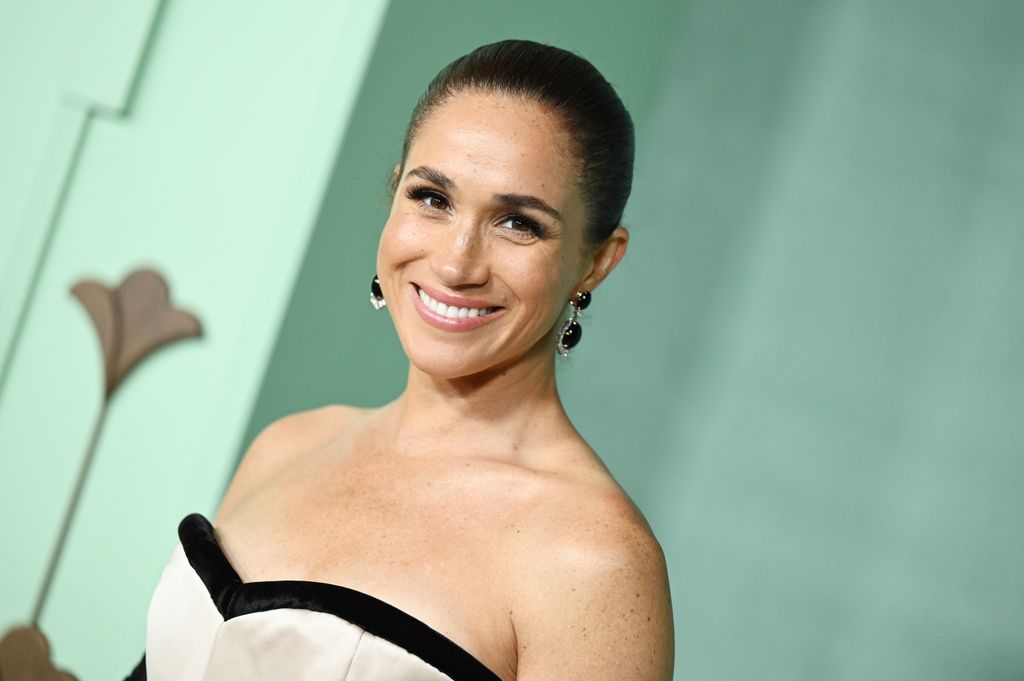 Meghan, Duchess of Sussex at the 2026 Fifteen Percent Pledge Fundraising Gala held at Paramount Studios on February 07, 2026 in Los Angeles, California. 