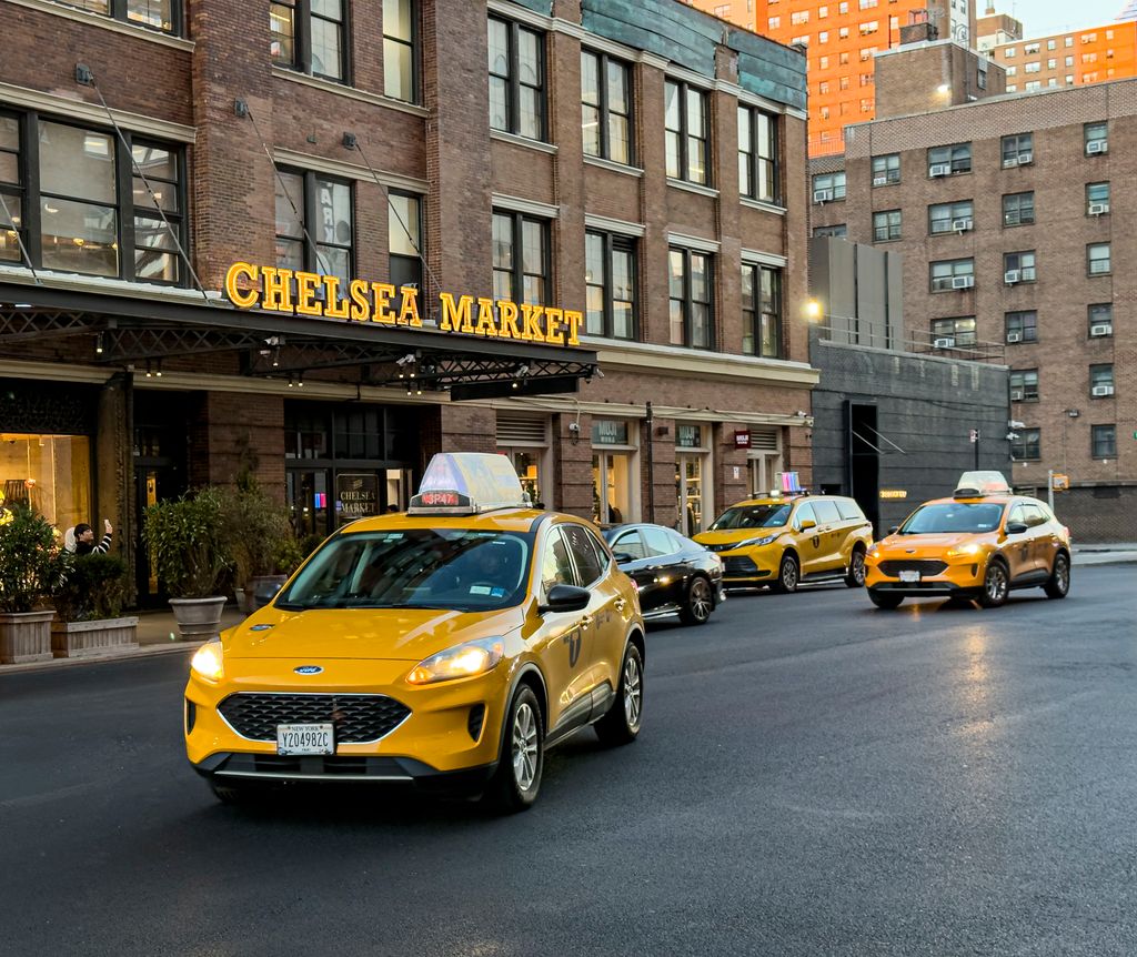 Taxis amarillos en Nueva York