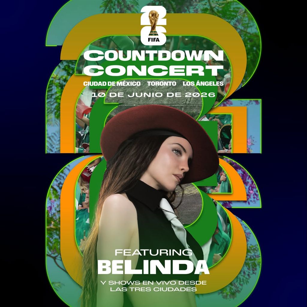 Belinda está feliz por su participación en los conciertos del Mundial 2026