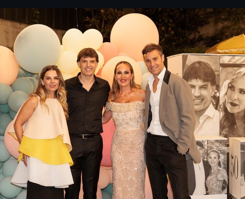 Iván Helguera y su mujer, Lorena Casado, no quisieron perderse el cumpleaños de Victoria López