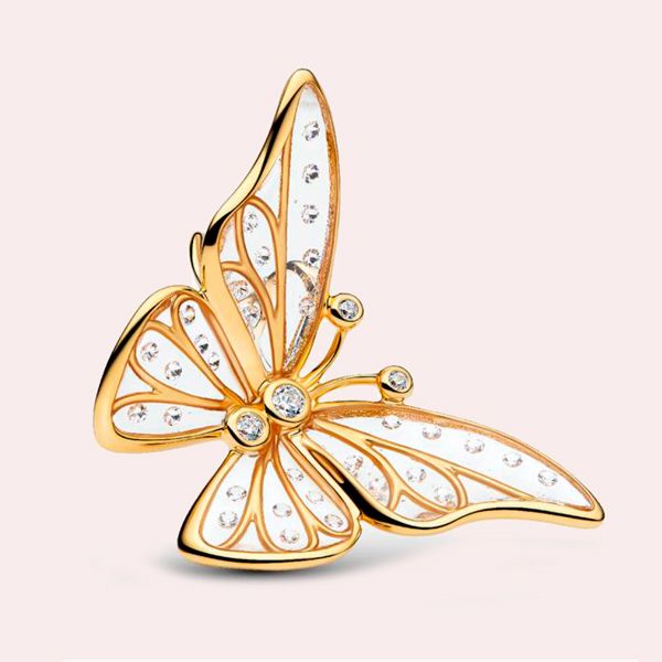 Charm Mariposa Grande en Filigrana