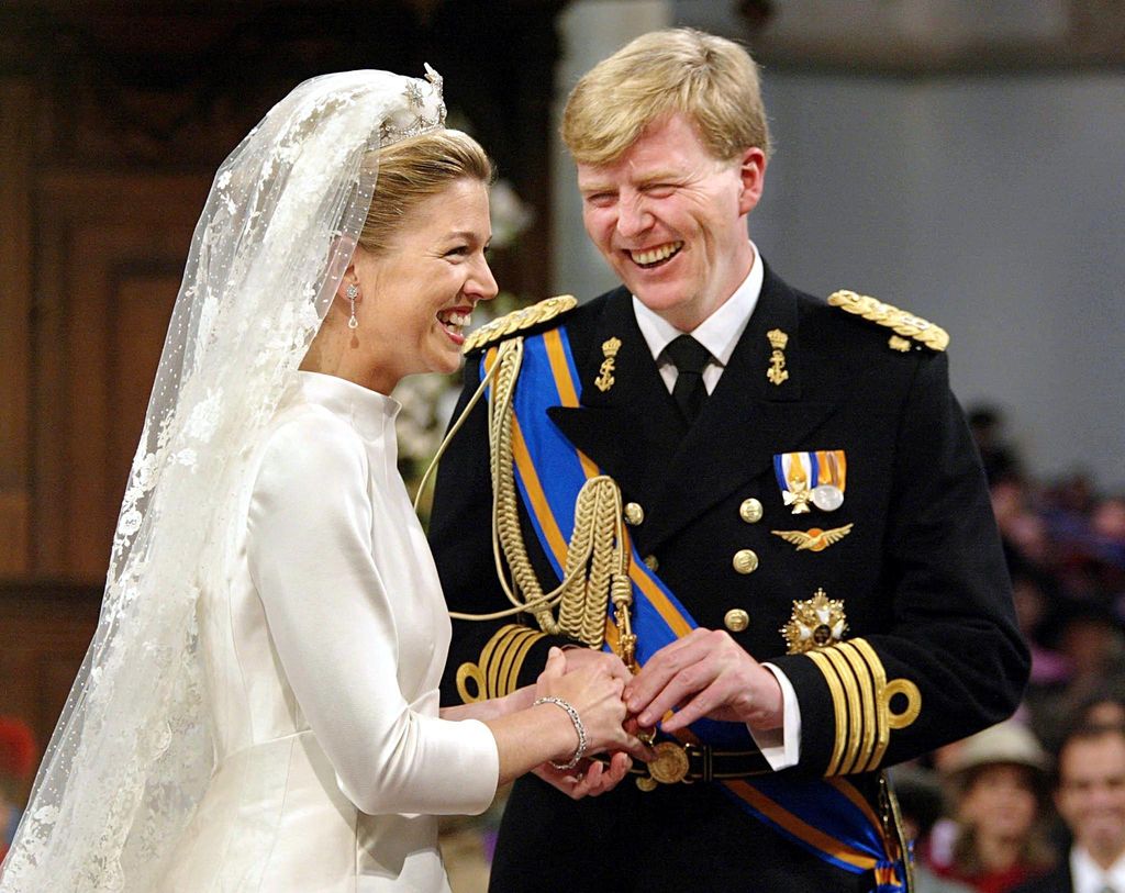 Peinados de novia de las royals Máxima de Holanda Países Bajos