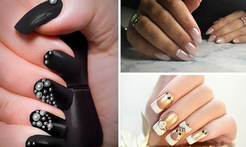 collage u as con detalles en perlas