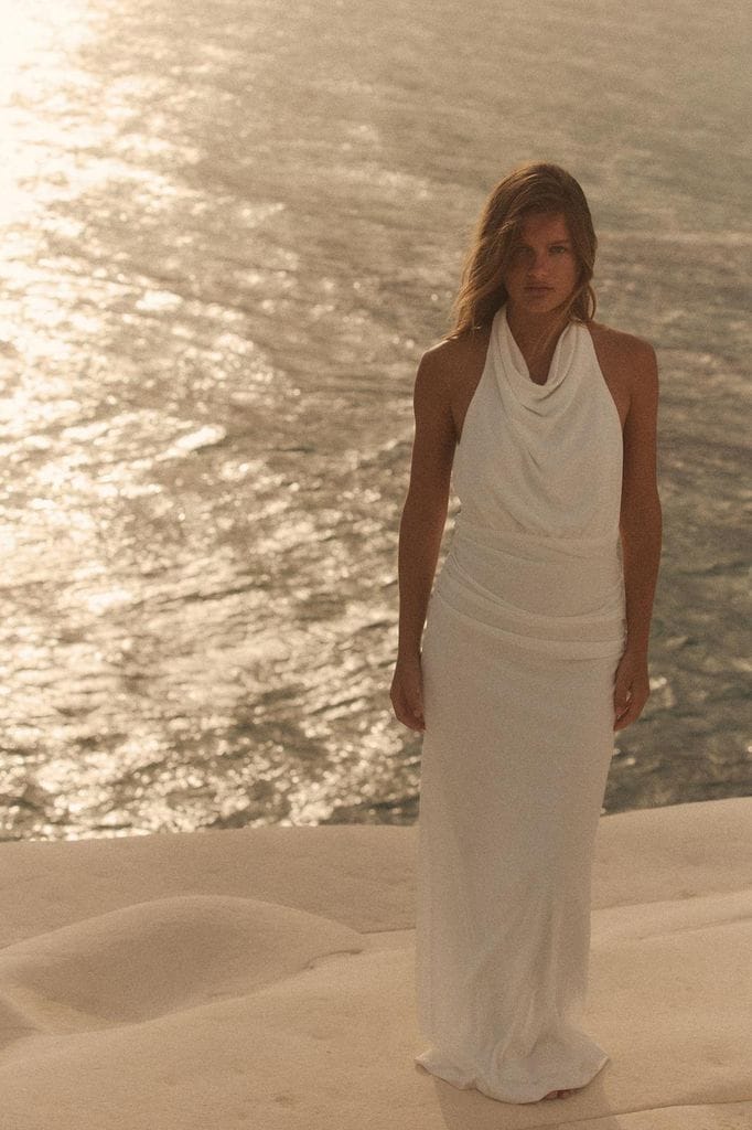 Vestido para boda civil de Zara