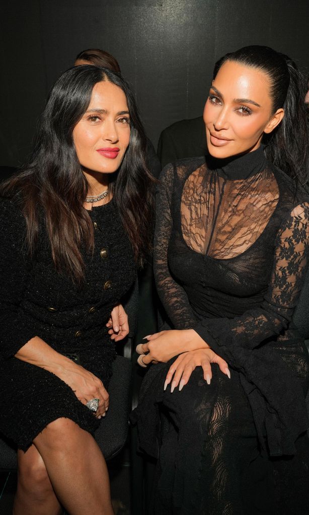 Kim Kardashian y Salma Hayek