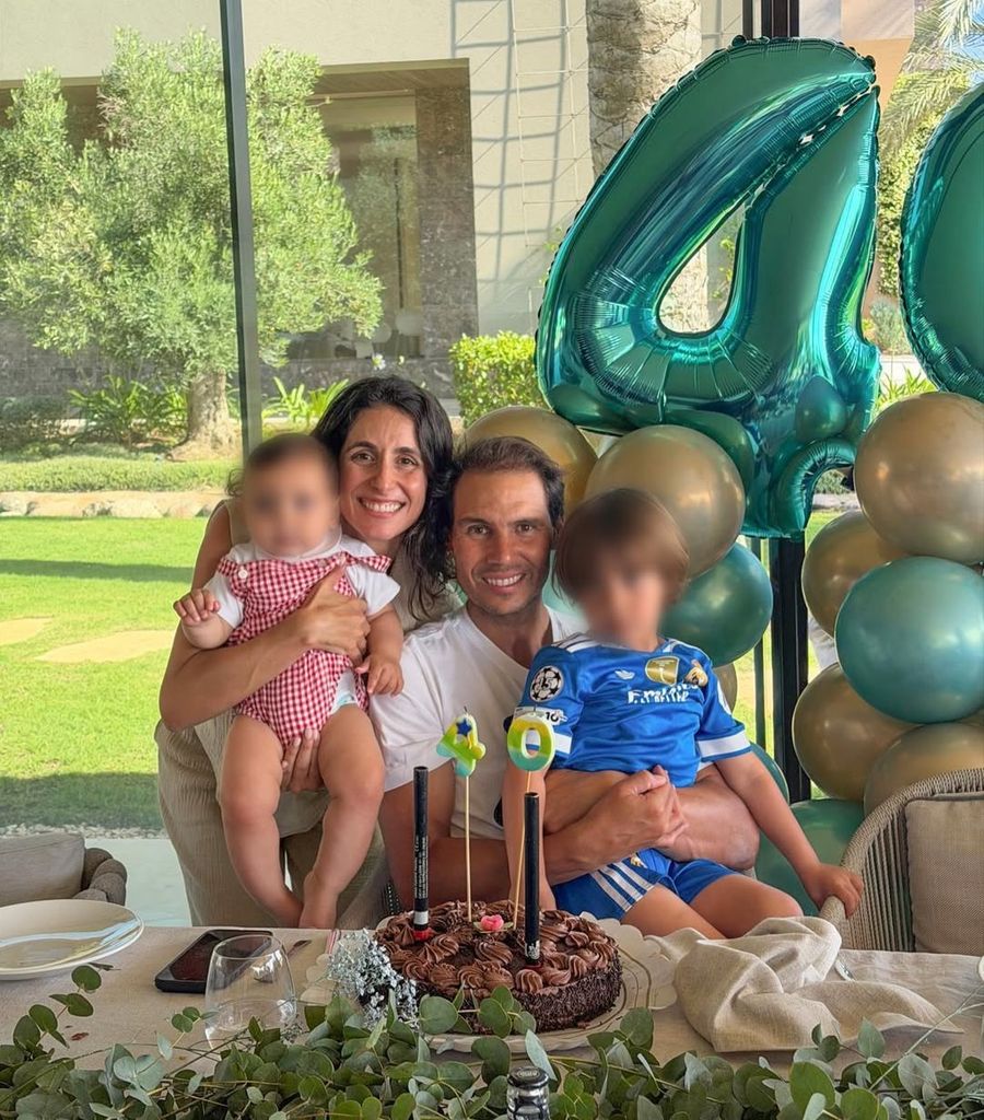 Rafa Nadal celebra su 40 cumpleaños con su familia