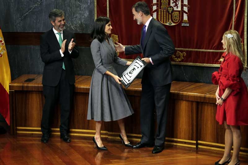 Reyes Felipe y Letizia