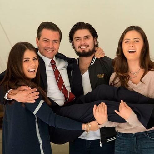 enrique pe a nieto y sus hijos