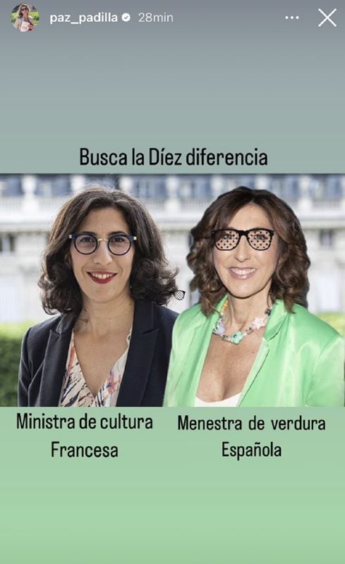 Paz Padilla encuentra a su doble ¡y es ministra en Francia!