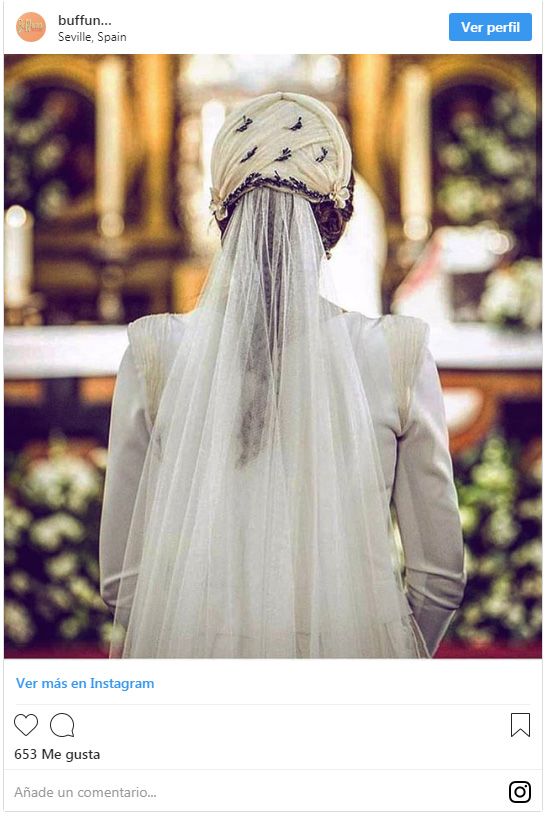 Tocado para novias