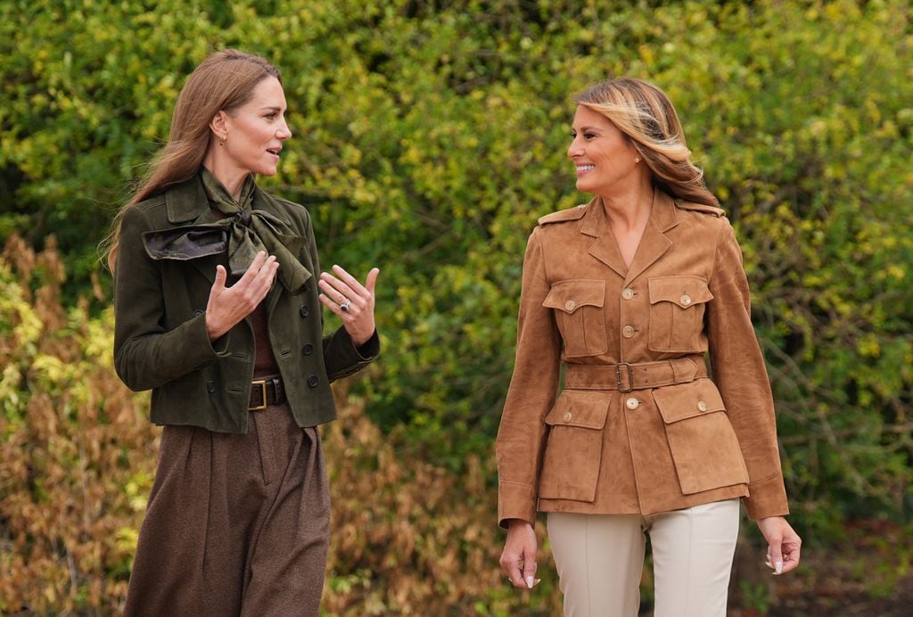 Kate Middleton y Melania Trump 