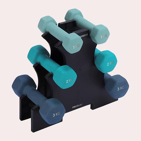 Cecotec Set de Mancuernas de 1 a 5 Kg