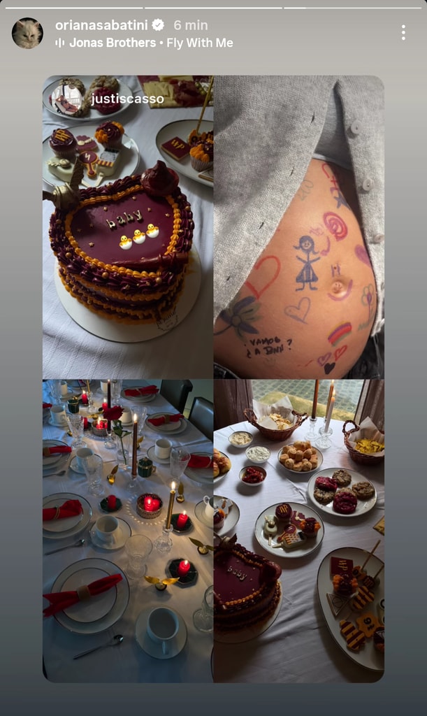 Cada uno de los detalles de la fiesta hizo referencia a la casa Gryffindor de Harry Potter.