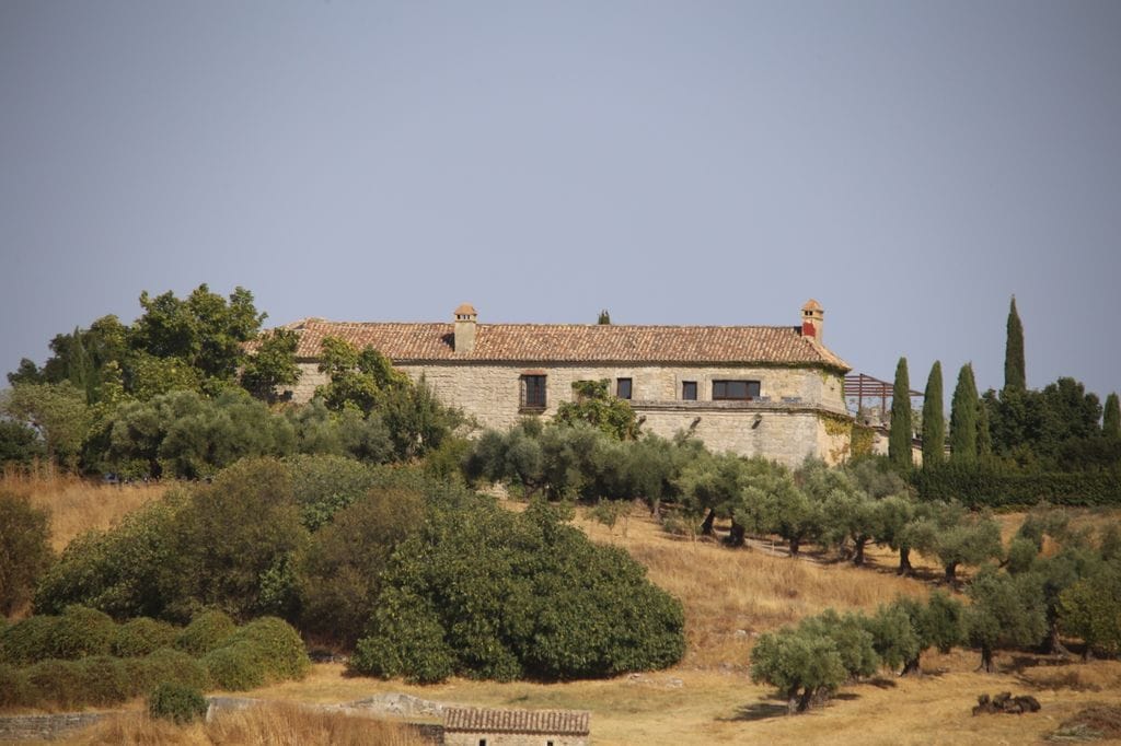 La finca en la que han celebrado la boda Pablo López y Laura Rubio