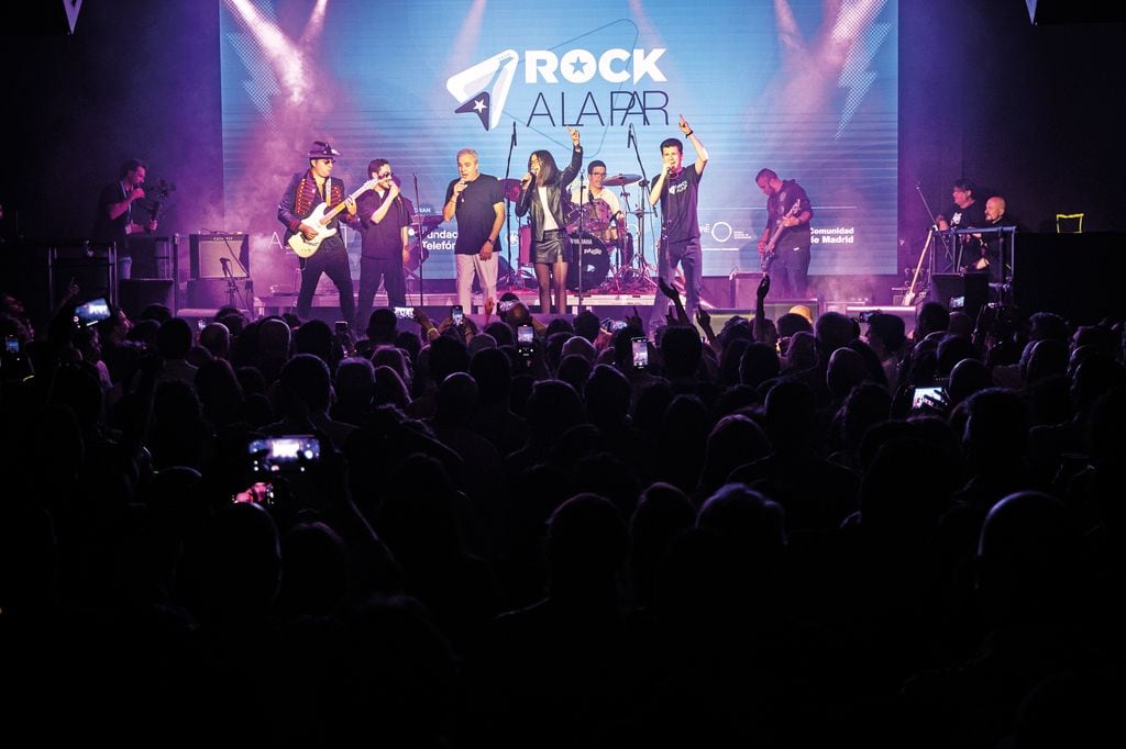 David Summers con la banda Rock A la Par