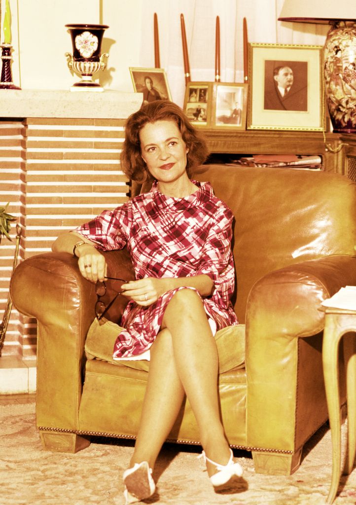 Geraldine, durante su exilio en Madrid
