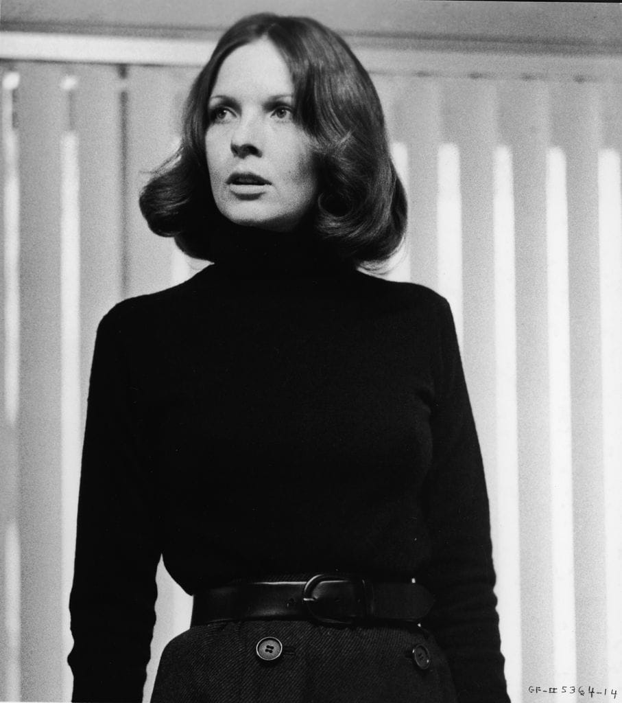 Diane Keaton en una escena de la segunda parte de "El Padrino" en 1974