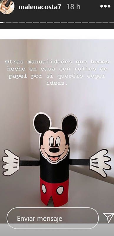 Una de las figuritas de los hijos de Malena Costa