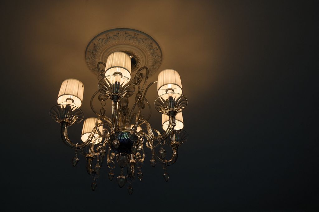Interior de la villa del diseñador alemán Karl Lagerfeld, en Louveciennes, cerca de París.