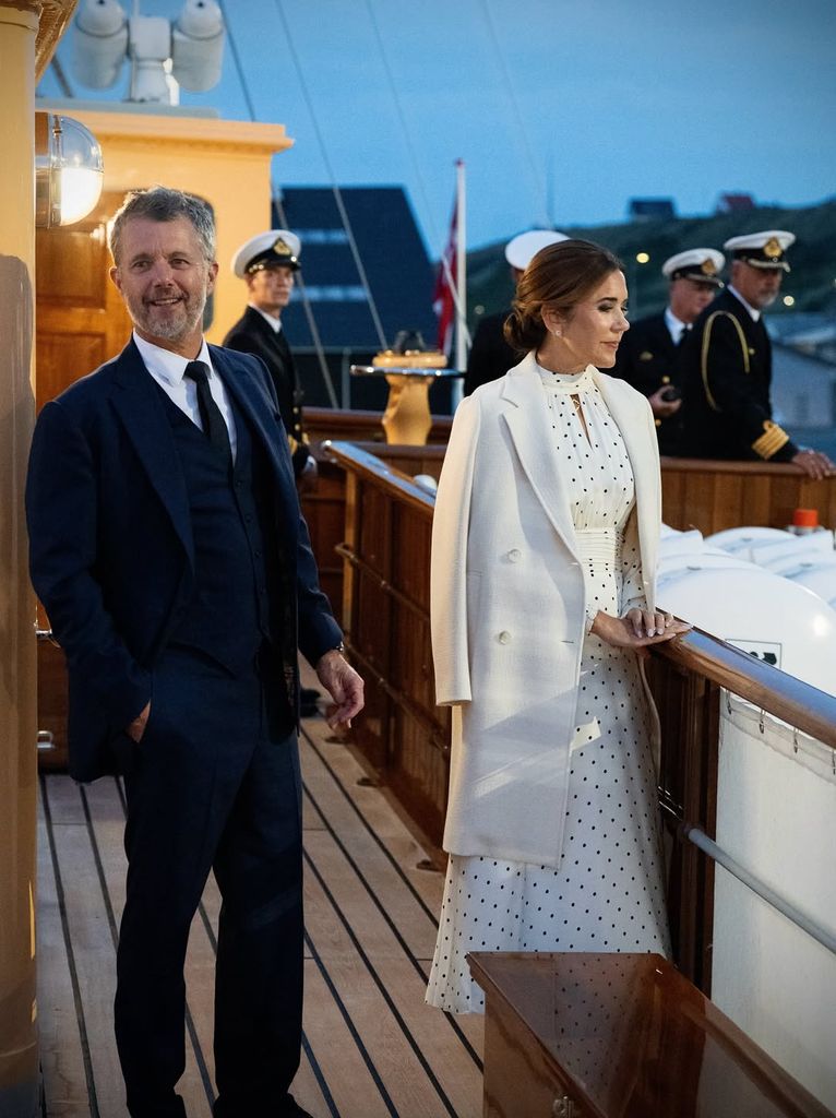 Federico y Mary de Dinamarca de crucero