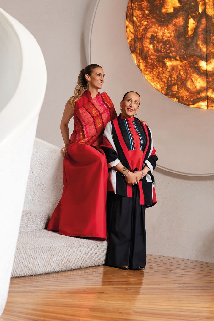 Viviana Álvarez junto a su mamá, Viviana Basanta