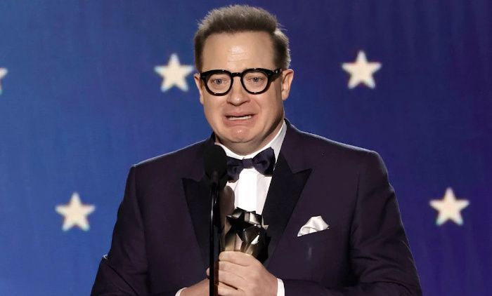 Brendan Fraser en los premios Critics Choice