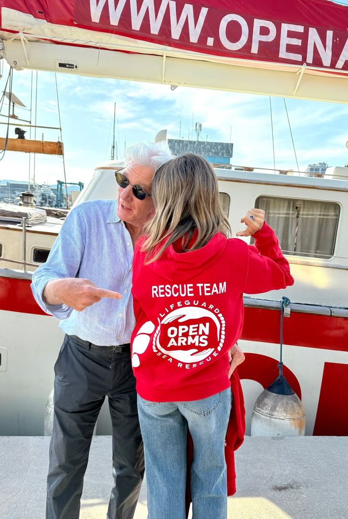 Alejandra Gere y Richard Gere