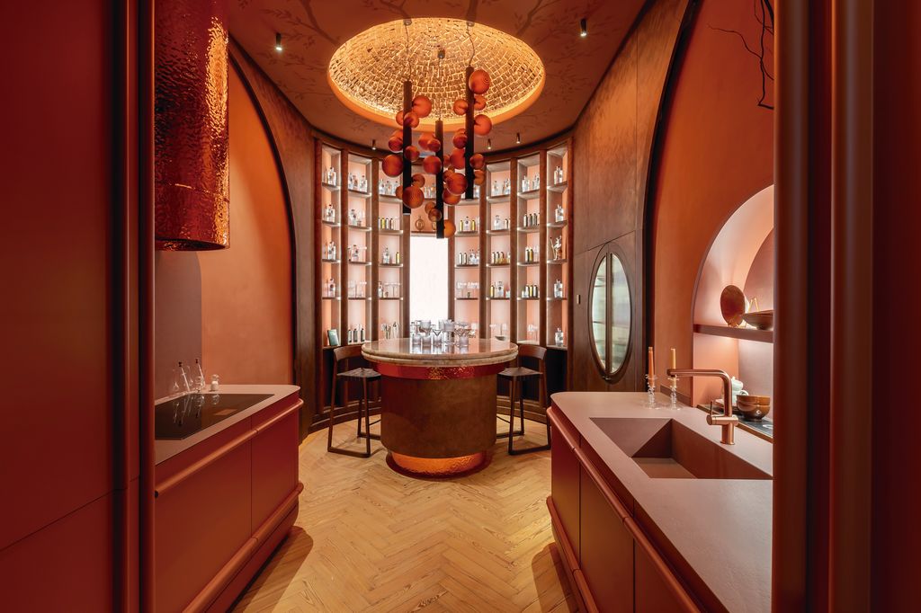 Cocina en color tierra de Casa Decor 2026